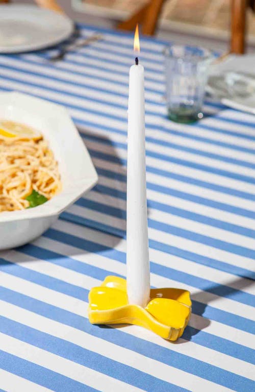 Doiy The Dolce Vita Collection Farfalle Candle Holder In Yellow