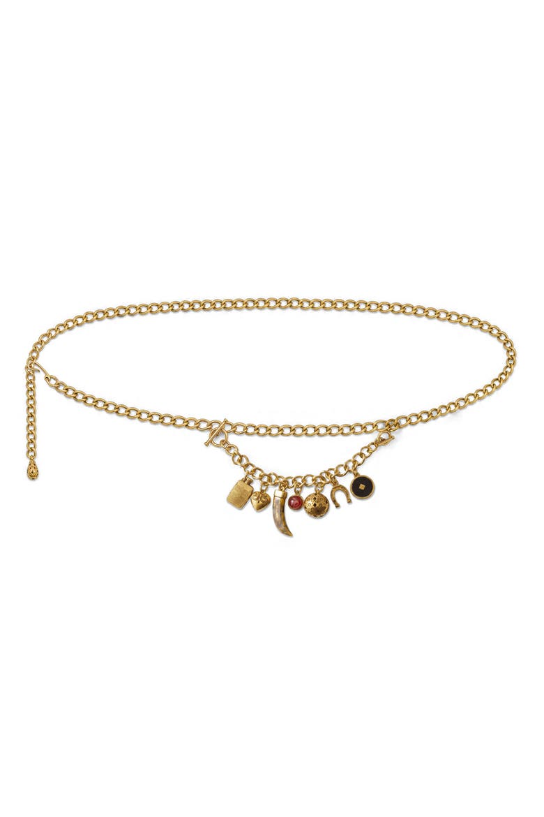 Western Charms Chain Belt, Main, color, ODB