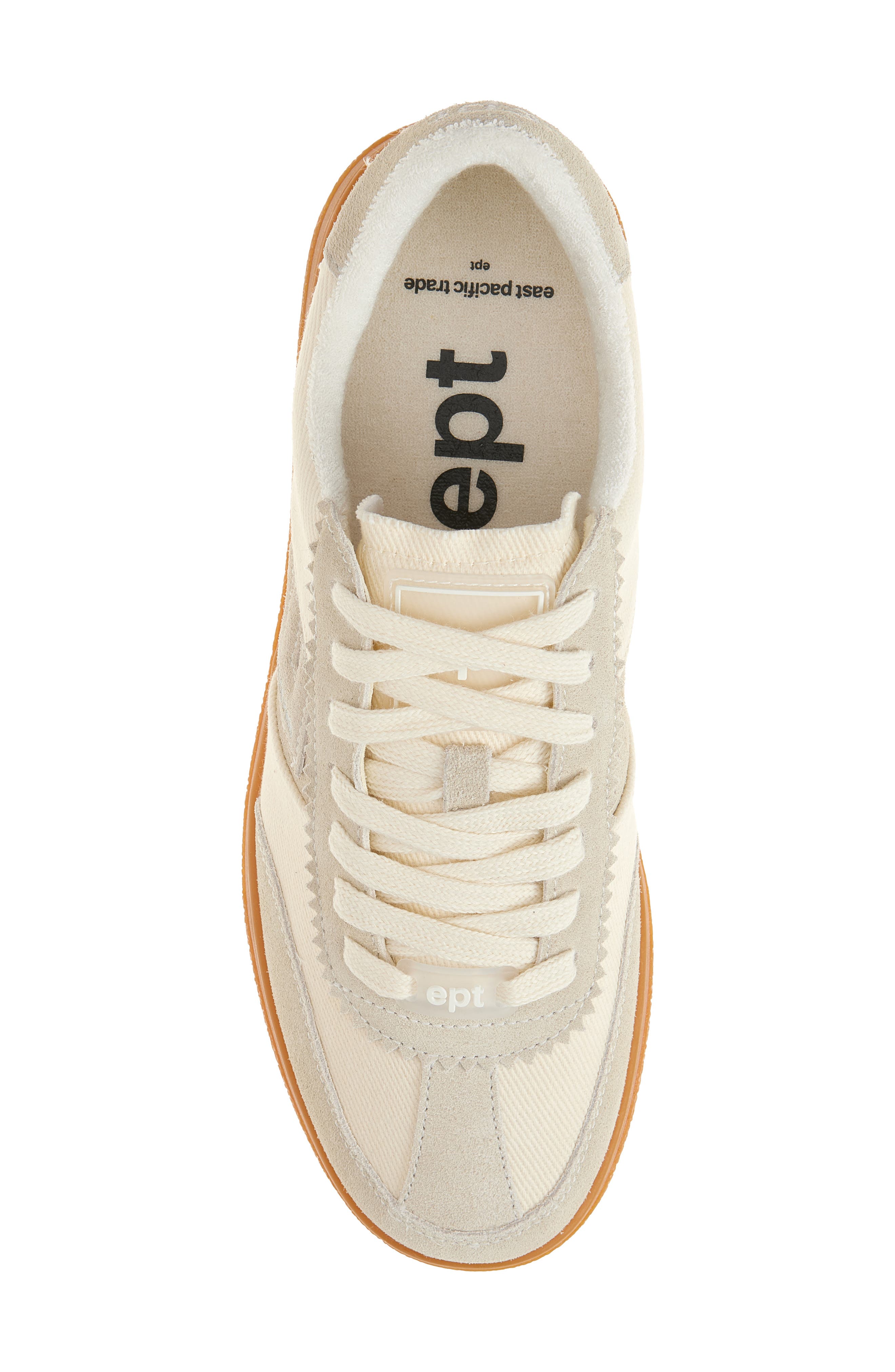 Santos Sneaker, Alternate, color, WHITE DENIM