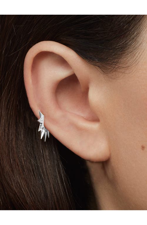 Maria Tash Spiked Hoop Earring In Metallic