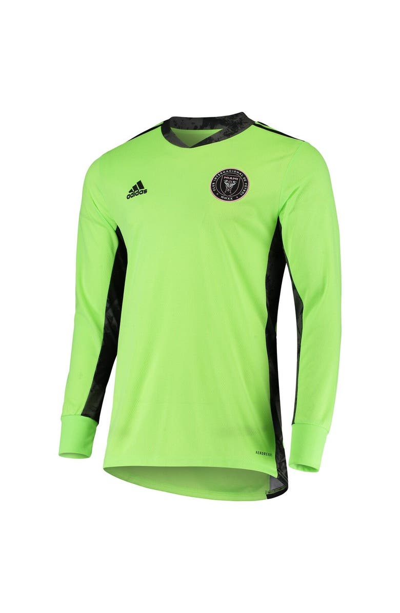 adidas Men's adidas Green Inter Miami CF Replica Goalkeeper Long Sleeve Jersey, Alternate, color,