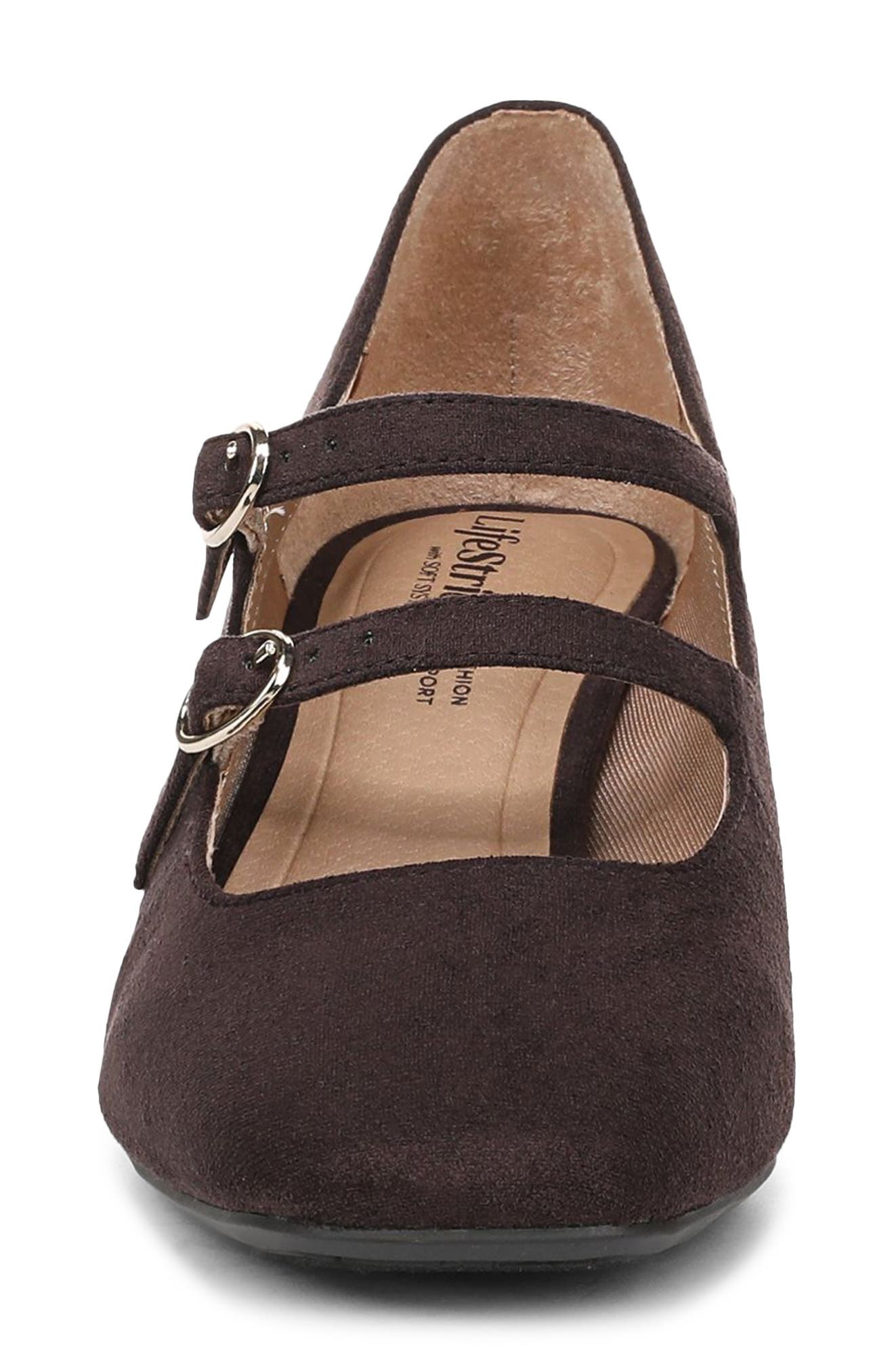 Claudette Mary Jane Pump, Alternate, color, DARK CHOCOLATE