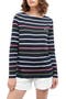 selected Navy/ Pink Stripe