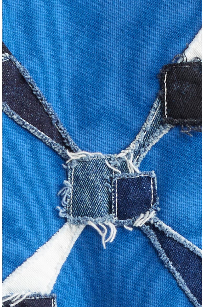 Boro Arrow Oversize Skate Crewneck Sweatshirt, Alternate, color, BLUE - MULTICOLOR