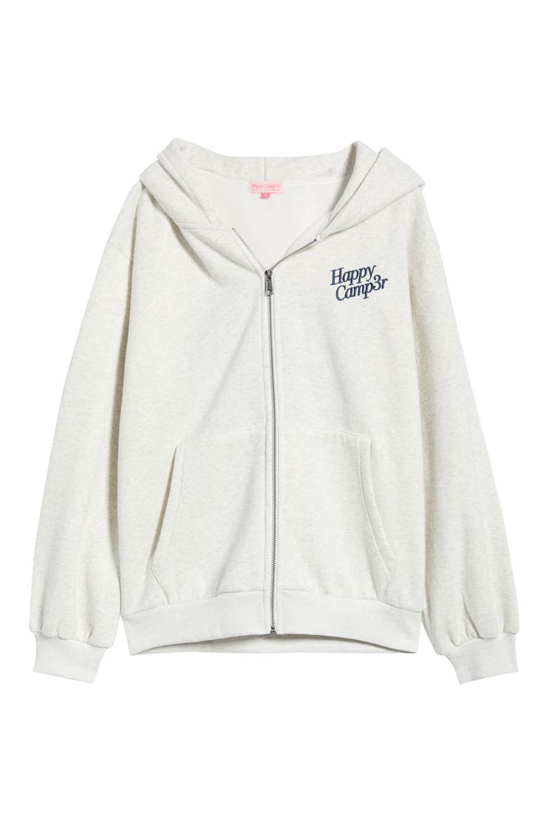 Talk Nicely Zip Hoodie, Alternate, color, OATMEAL HEATHER GRAY