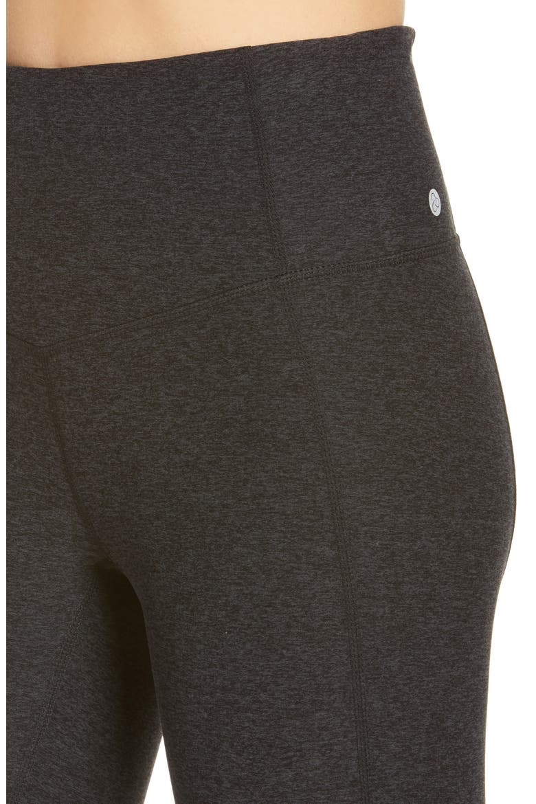 Restore Soft High Waist Tulip Crop Leggings, Alternate, color, BLACK
