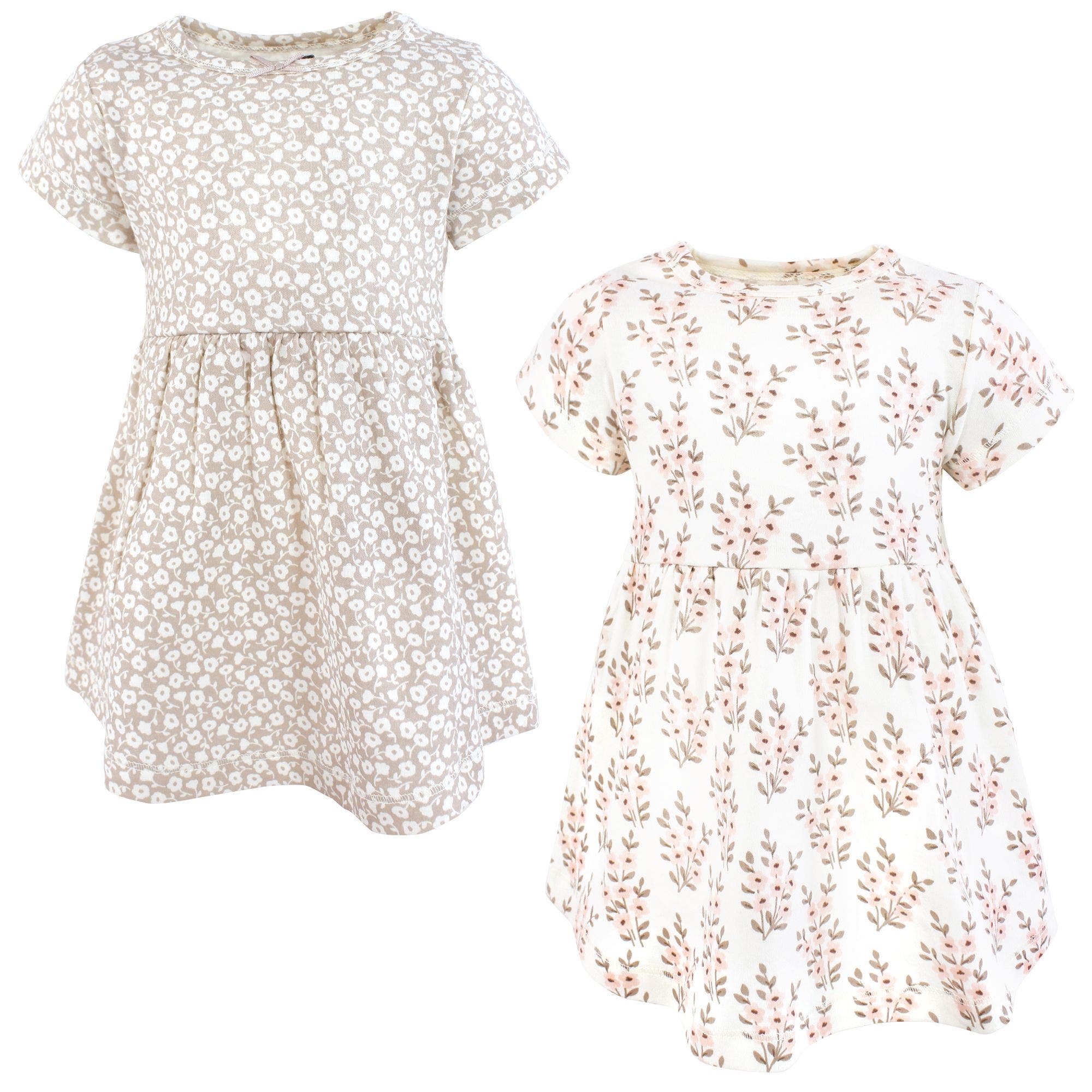 Pink Taupe Florals