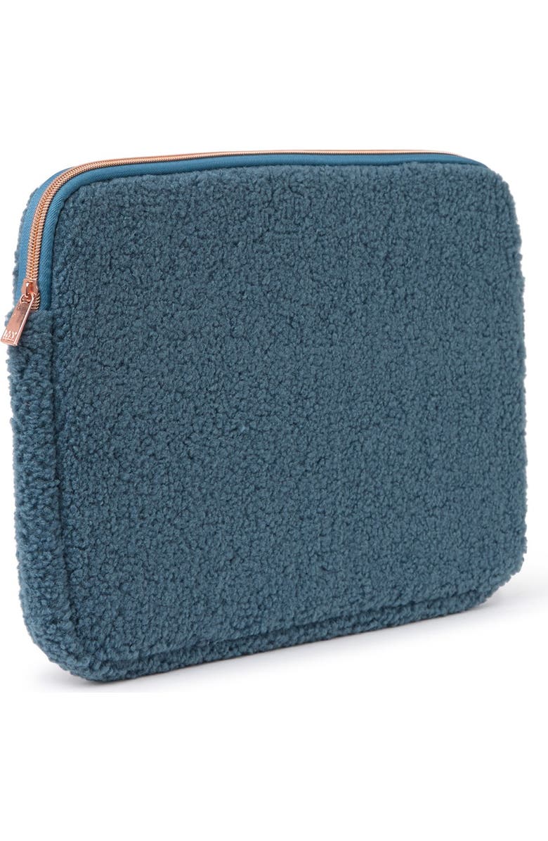 MYTAGALONGS Harlow Faux Shearling Laptop Sleeve, Alternate, color,