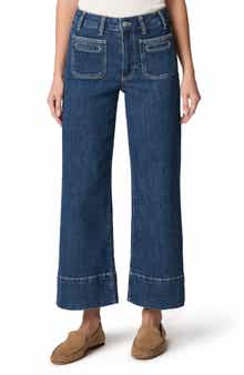 Anessa Front Pocket Ankle Wide Leg Jeans