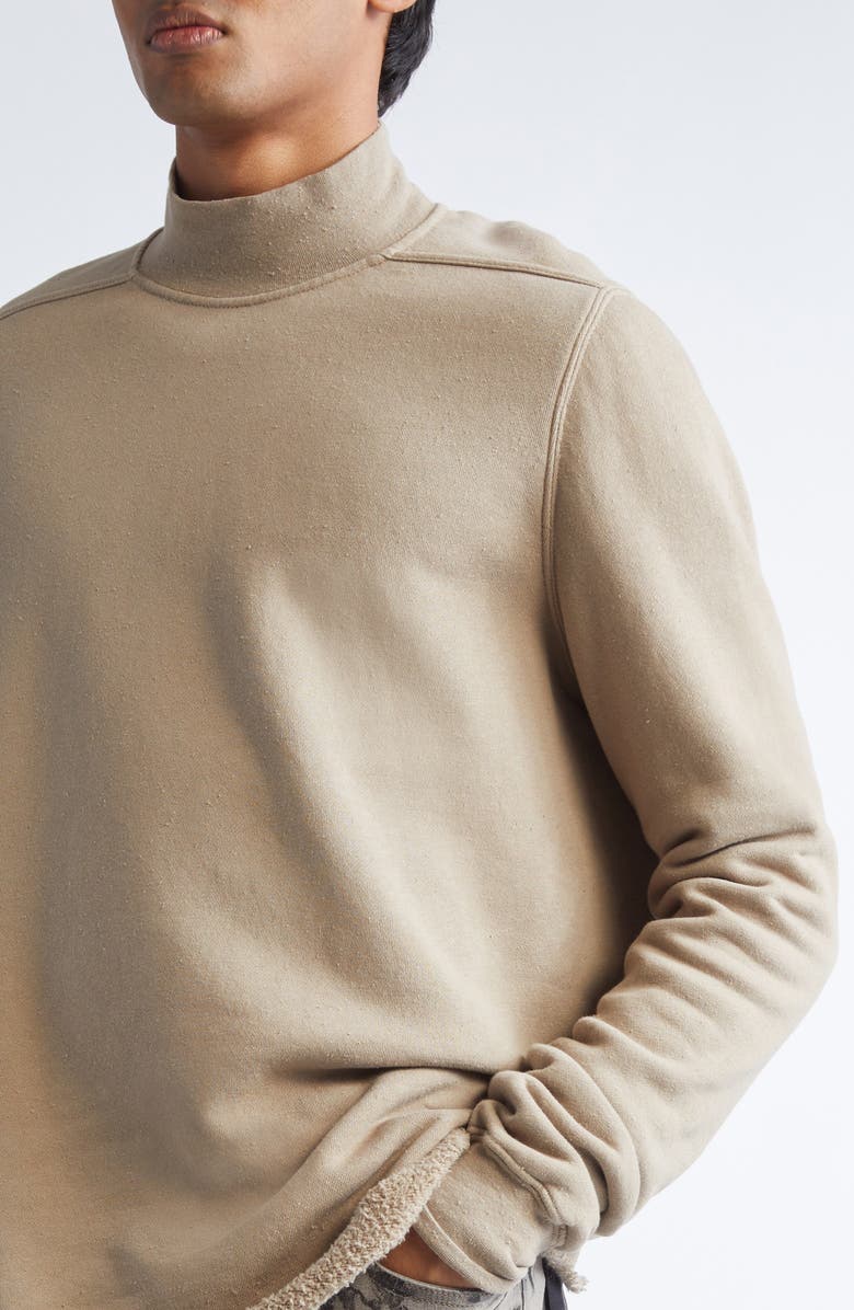Rick Owens DRKSHDW Headon Double Heavyweight Cotton Sweatshirt, Alternate, color, Dirty Pearl