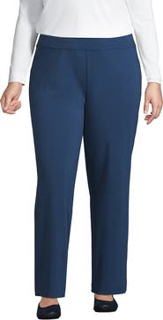 Lands' End Starfish Mid Rise Straight Leg Pants