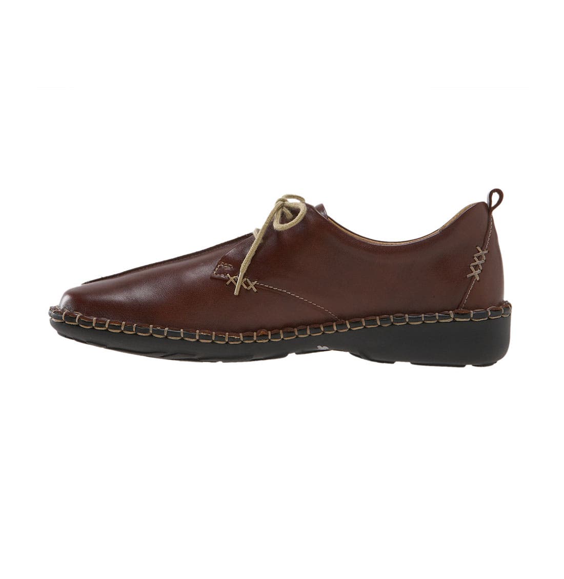 'Lindsay' Flat, Alternate, color, BRANDY