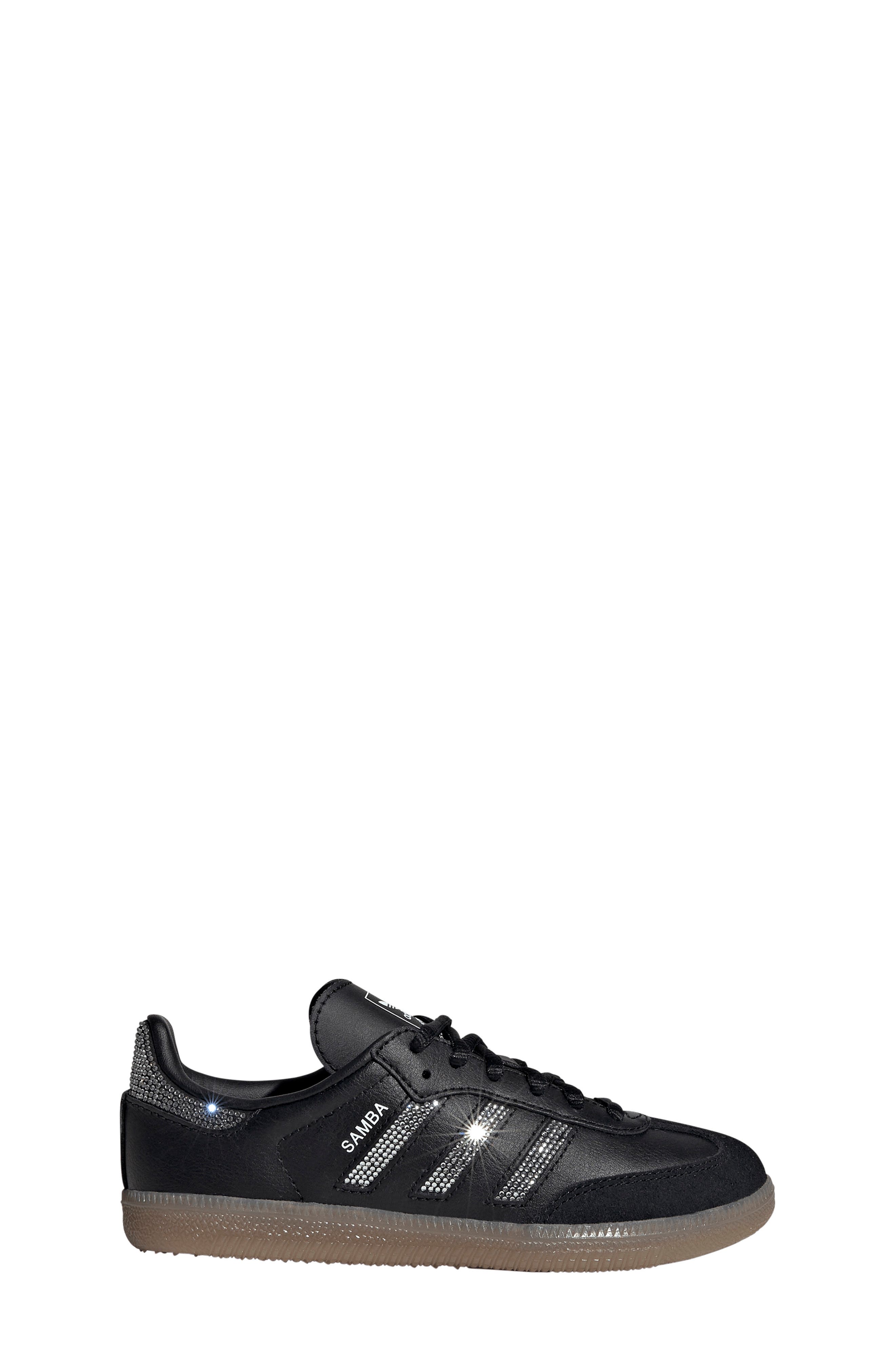 Kids' Samba OG Sneaker, Alternate, color, CORE BLACK/ SILVER