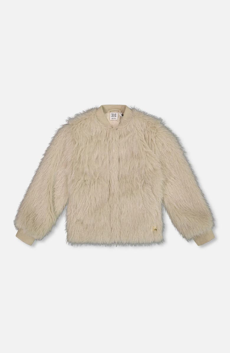 Deux par Deux Short Faux Fur Coat, Main, color,