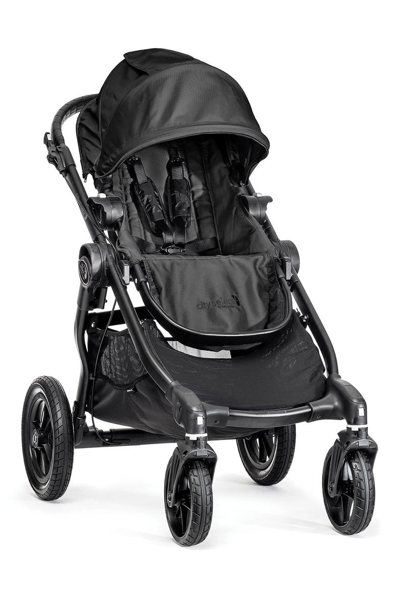 City Select® Stroller & Belly Bar, Main, color, BLACK