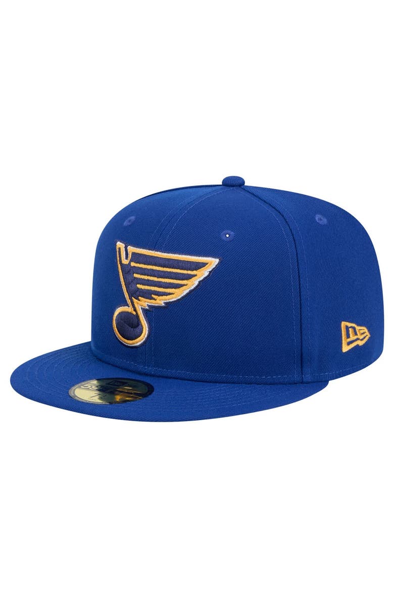 New Era Men's New Era Navy St. Louis Blues Core 59FIFTY Fitted Hat, Alternate, color, 