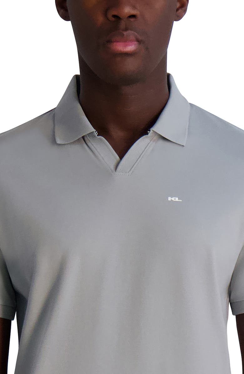 KARL LAGERFELD PARIS Core Johnny Collar Stretch Polo, Alternate, color,