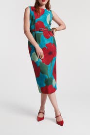 Frances Valentine Audrey Belted Midi Dress