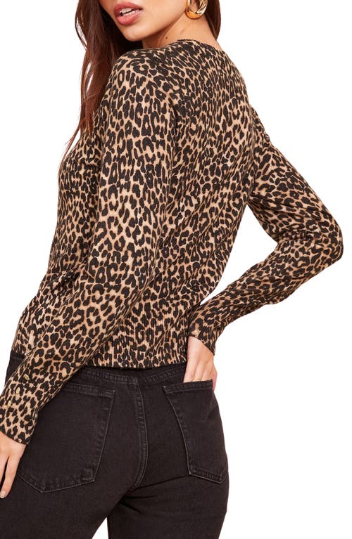 Friends Like These Animal Print Sweater In Brown