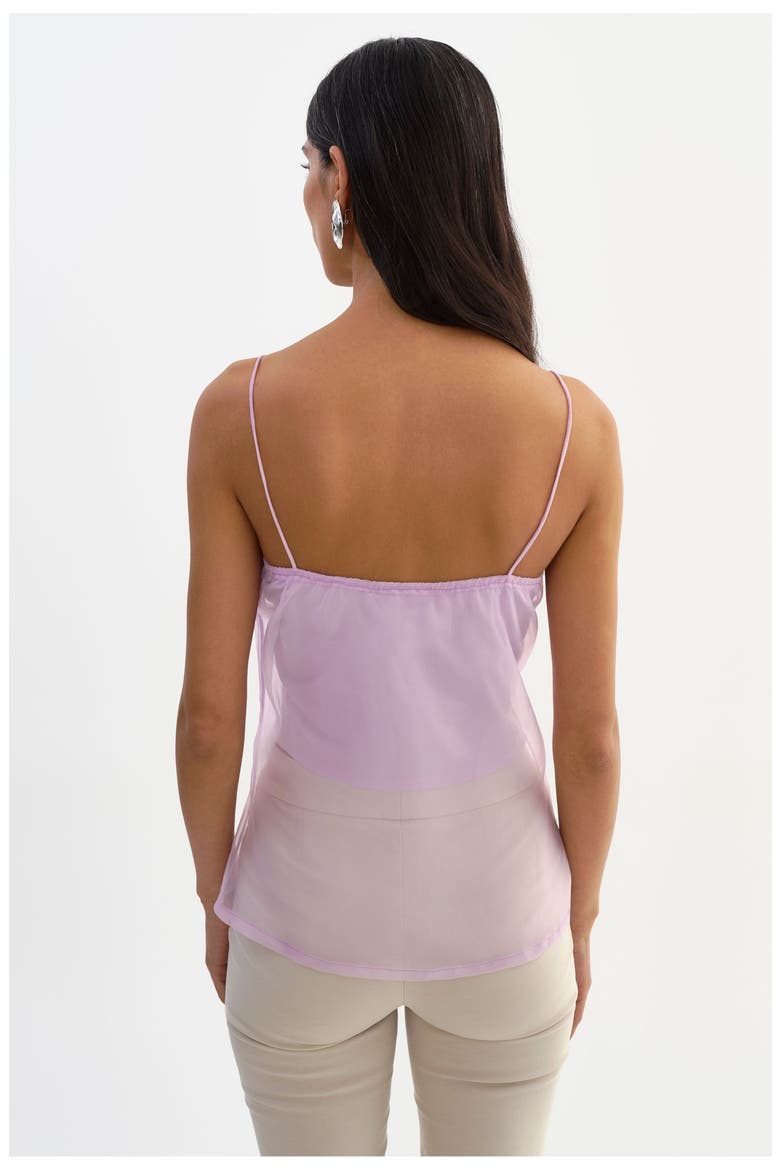 Delphine | Sheer Top, Alternate, color, Lilac