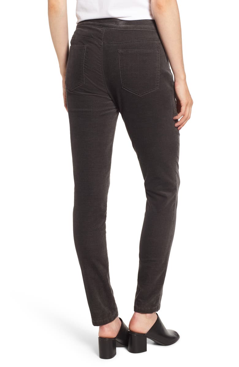 NIC+ZOE Stretch Velvet Skinny Pants, Alternate, color,