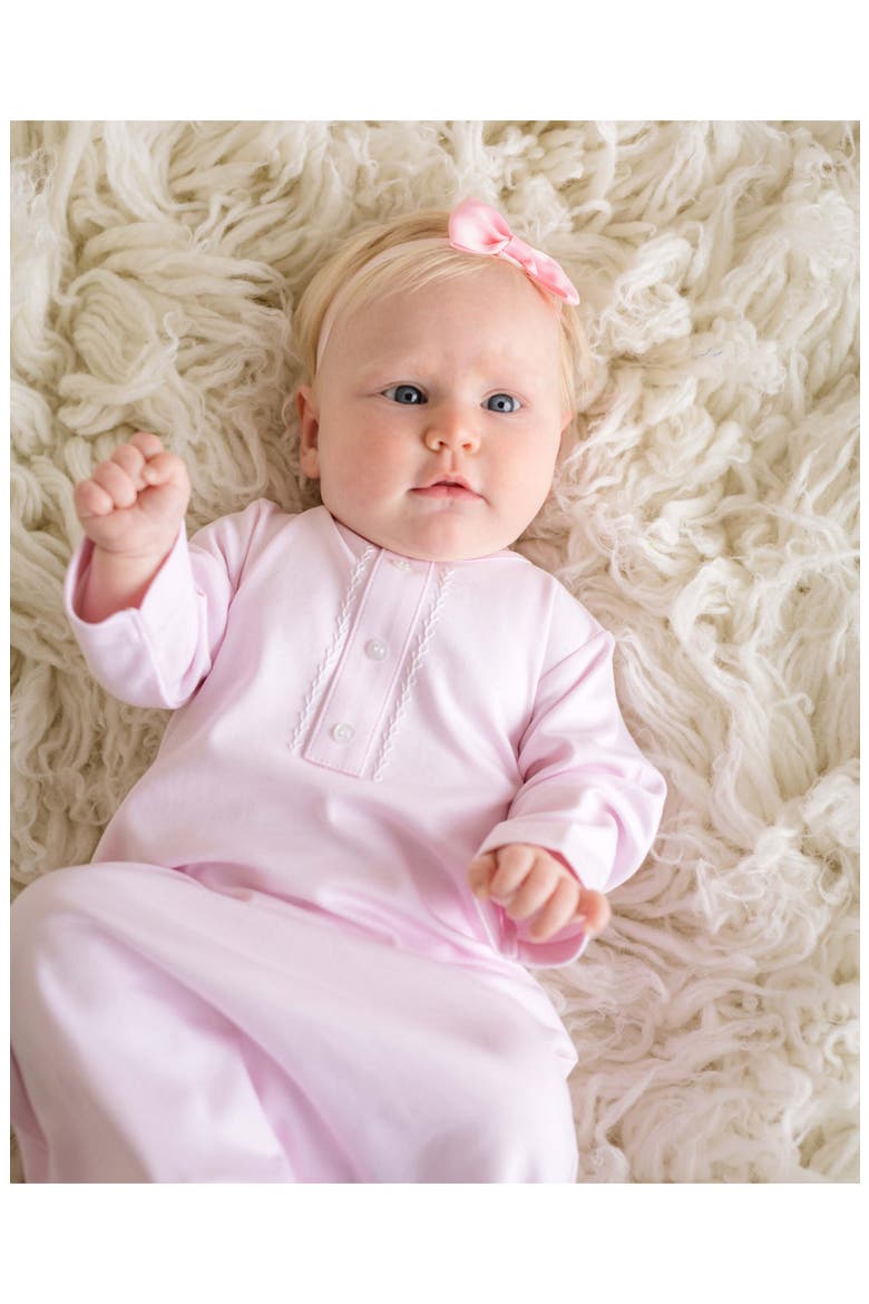 Layette Gown, Alternate, color, Pink
