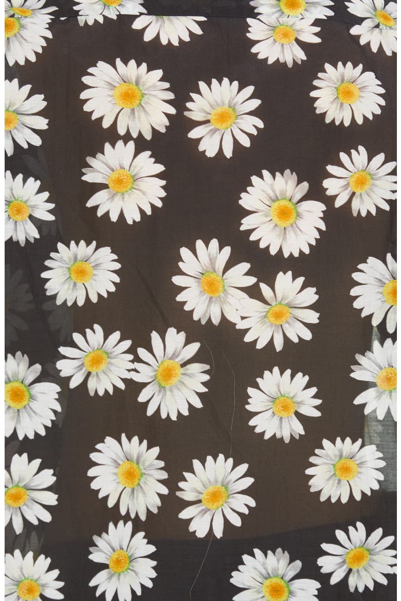Resort Daisy Print Button-Up Shirt, Alternate, color, DAISY