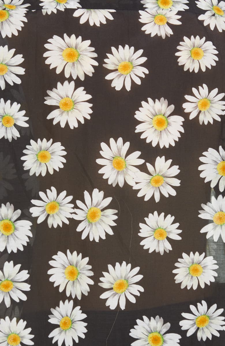 John Elliott Resort Daisy Print Button-Up Shirt, Alternate, color, 