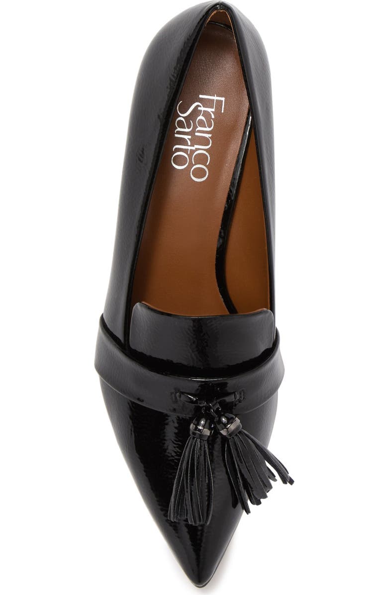 Franco Sarto Gila Pointed Toe Tassel Pump, Alternate, color,
