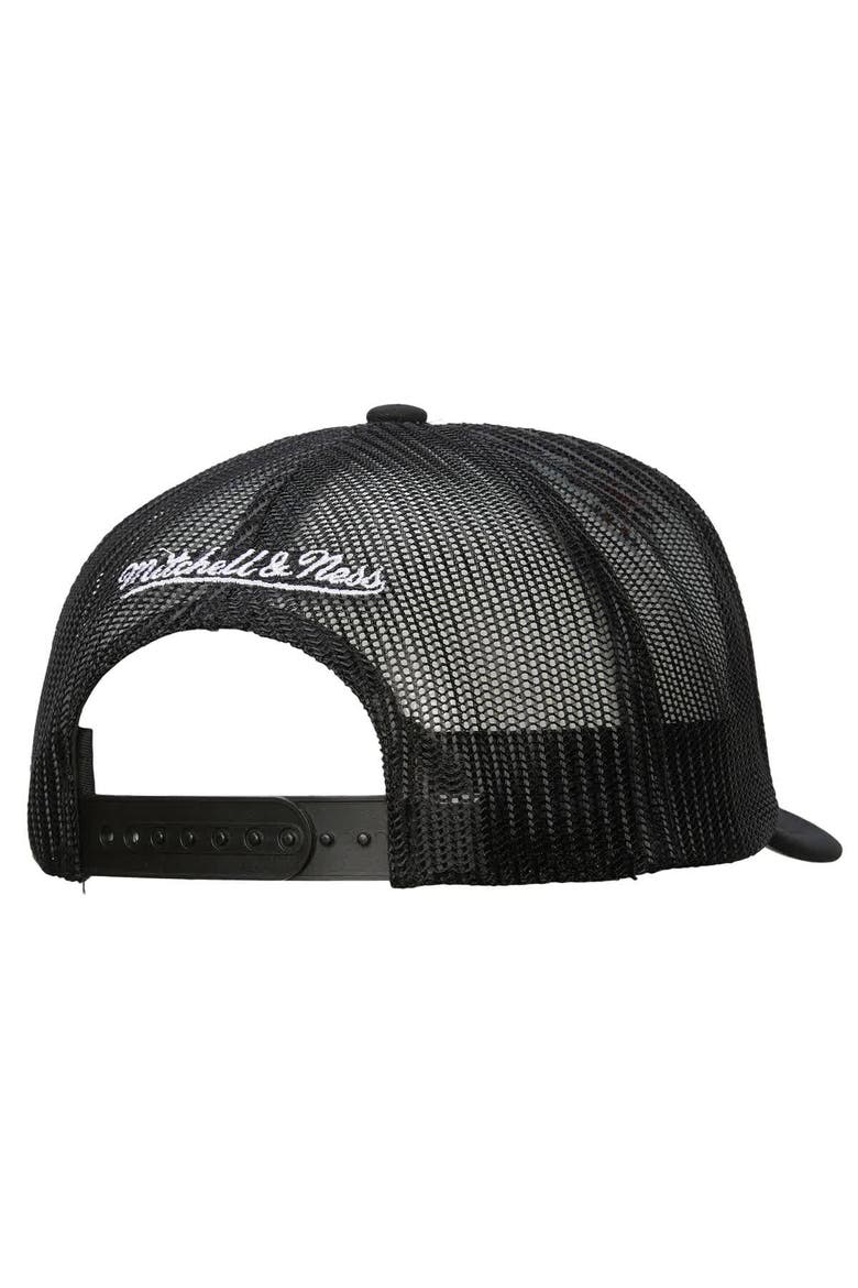 Men's Mitchell & Ness White/Black Vegas Golden Knights Gridlock Trucker Adjustable Hat, Alternate, color, White