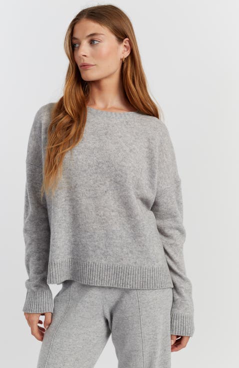 Lightweight Wool-Cashmere Relaxed Sweater