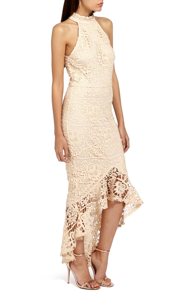 Missguided Lace Body-Con Dress, Alternate, color, 