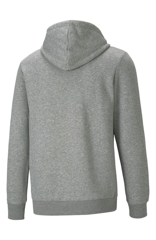 Puma Essential Big Logo Fleece Hoodie In Gray