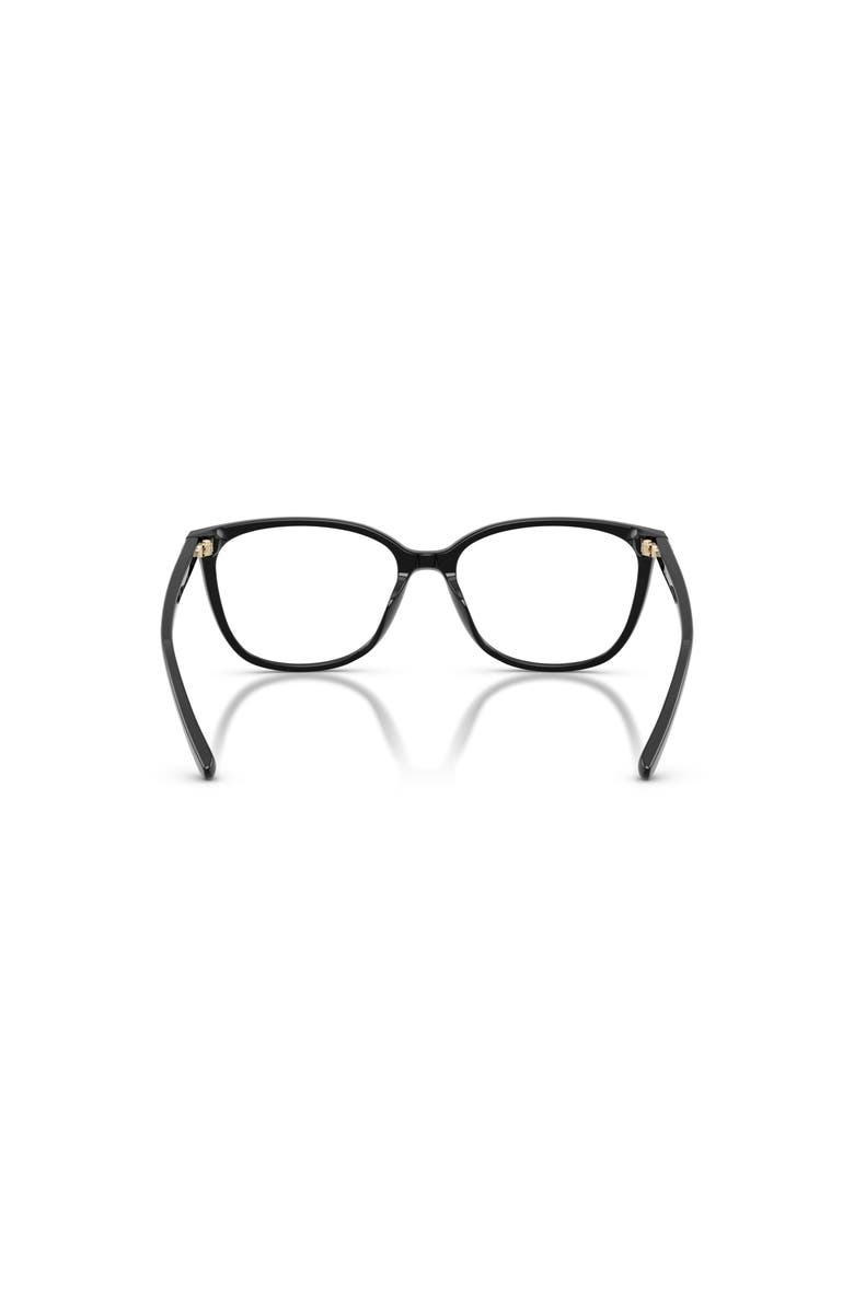Michael Kors 55mm Rectangle optical glasses, Alternate, color, Black