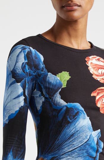 Alice + Olivia Floral Print Top | Nordstromrack