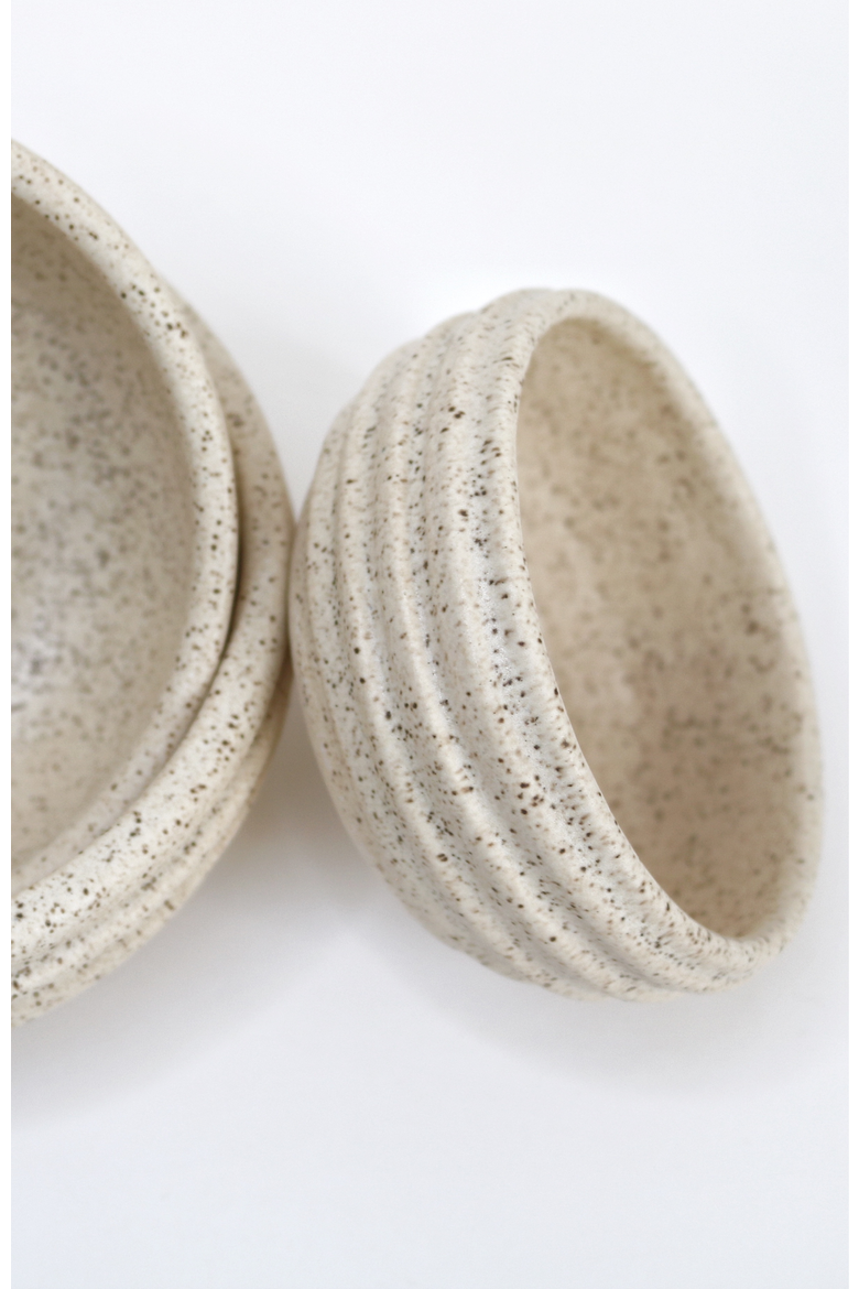 Hunny Bowls - Set Of 2, Alternate, color, Almond