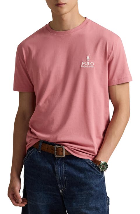 Classic Fit Embroidered Logo Jersey T-Shirt