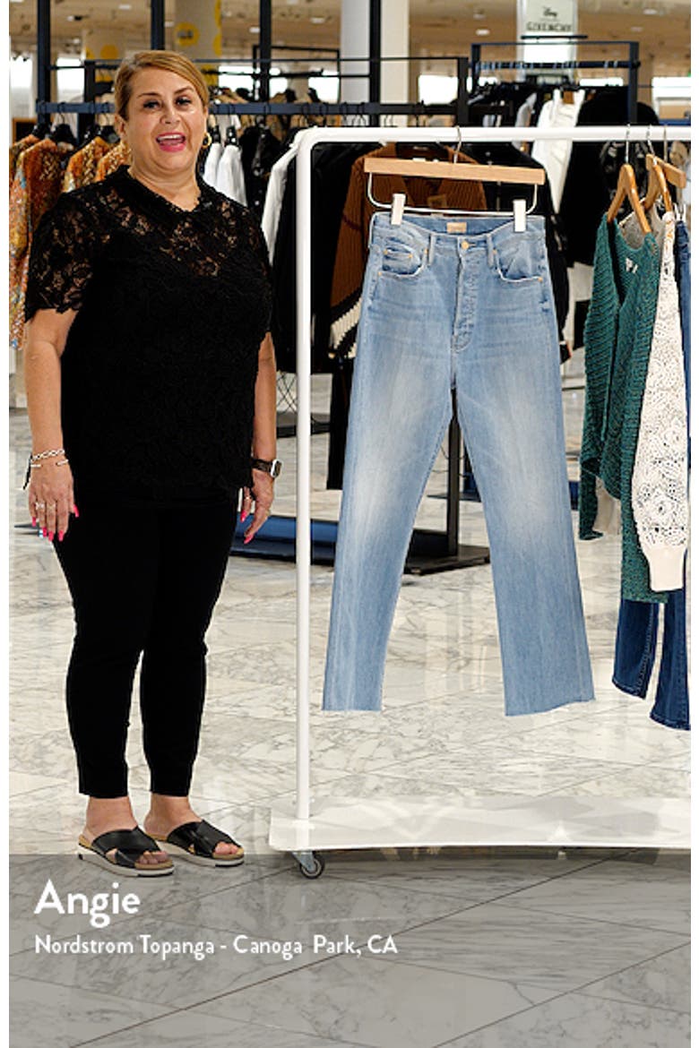 The Tripper High Waist Fray Hem Ankle Jeans video