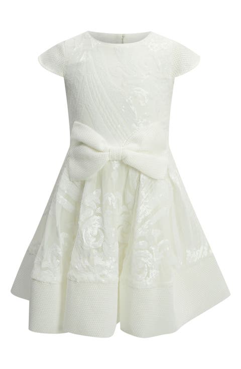 Kids' Ava Starlet Sequin Embellished Fit & Flare Dress (Big Kid)