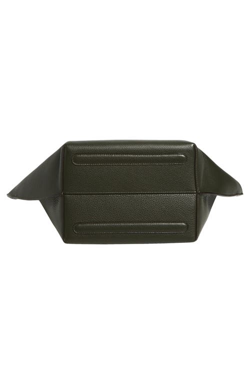 Ree Projects Medium Anne East/west Leather Tote In Green