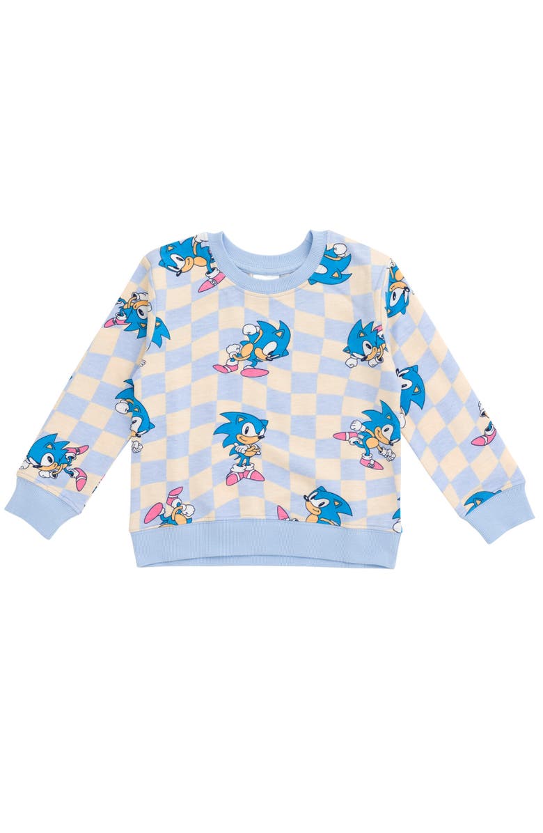 SEGA Sonic the Hedgehog Pullover Sweatshirt, Main, color, Purple