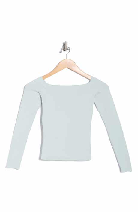 Blu Pepper Long Sleeve Off the Shoulder Top
