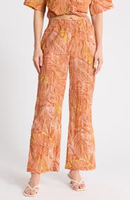 DR2 by Daniel Rainn Smocked Wide Leg Pants