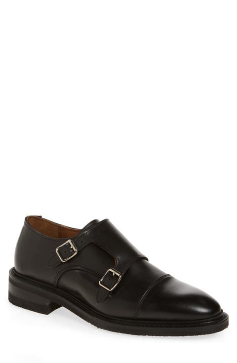 Richards Cap Toe Monk Strap Shoe