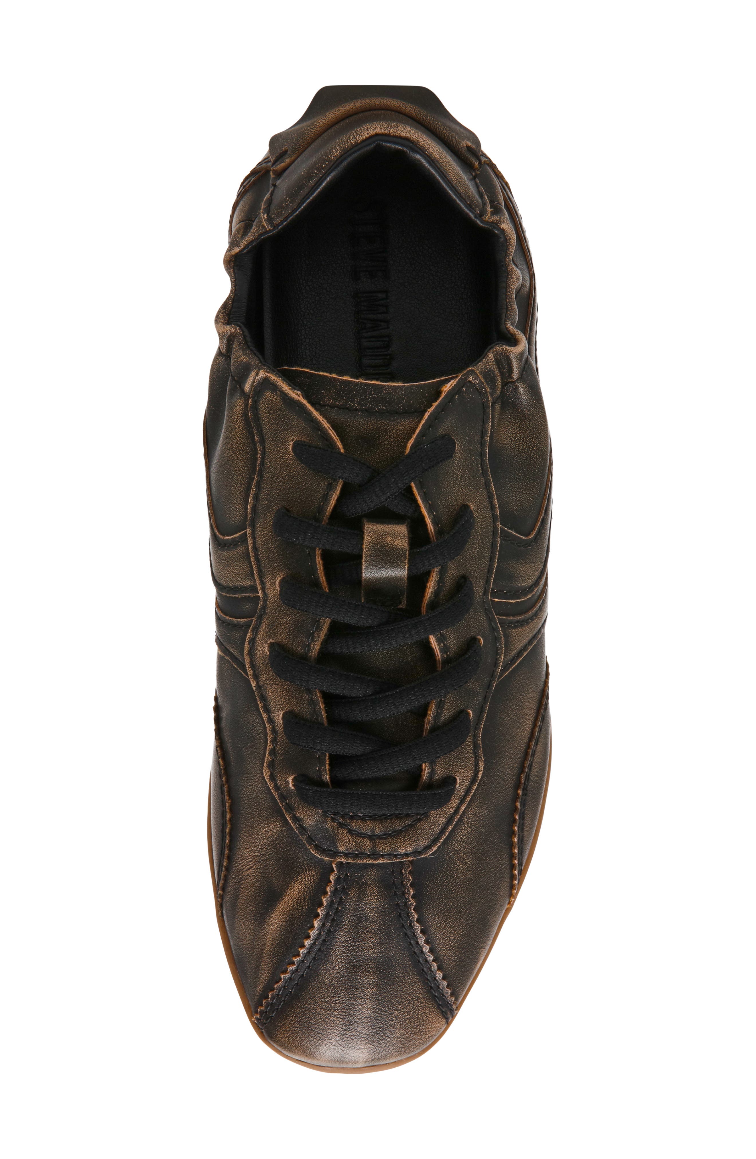 Khaia Sneaker, Alternate, color, BROWN DISTRESSED