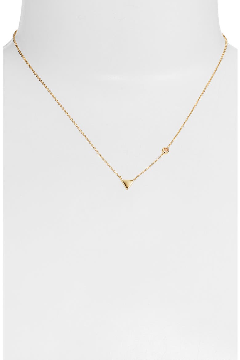Power Birthstone Necklace, Alternate, color, OCTOBER - PINK TOURMALINE