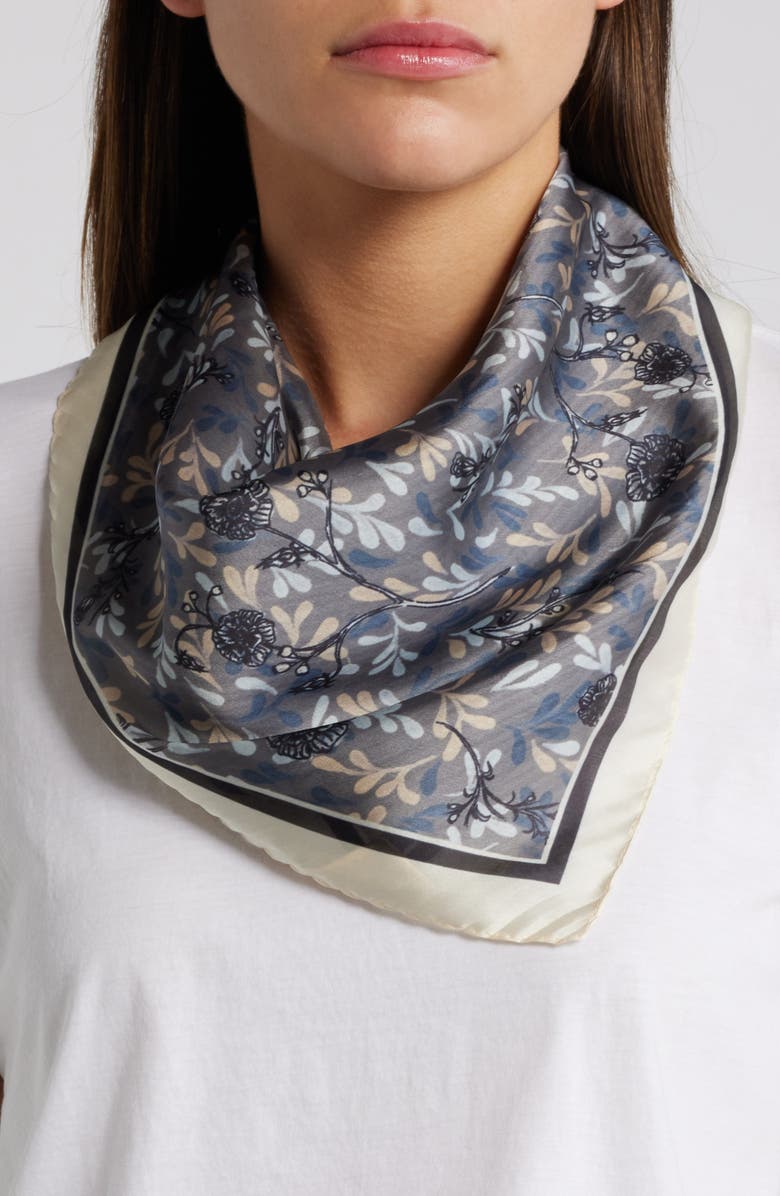 Treasure & Bond Pleated Satin Scarf, Main, color, 
