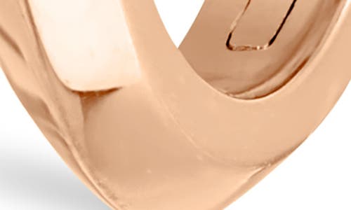 Maria Tash Vertex Hoop Earring In Rose Gold