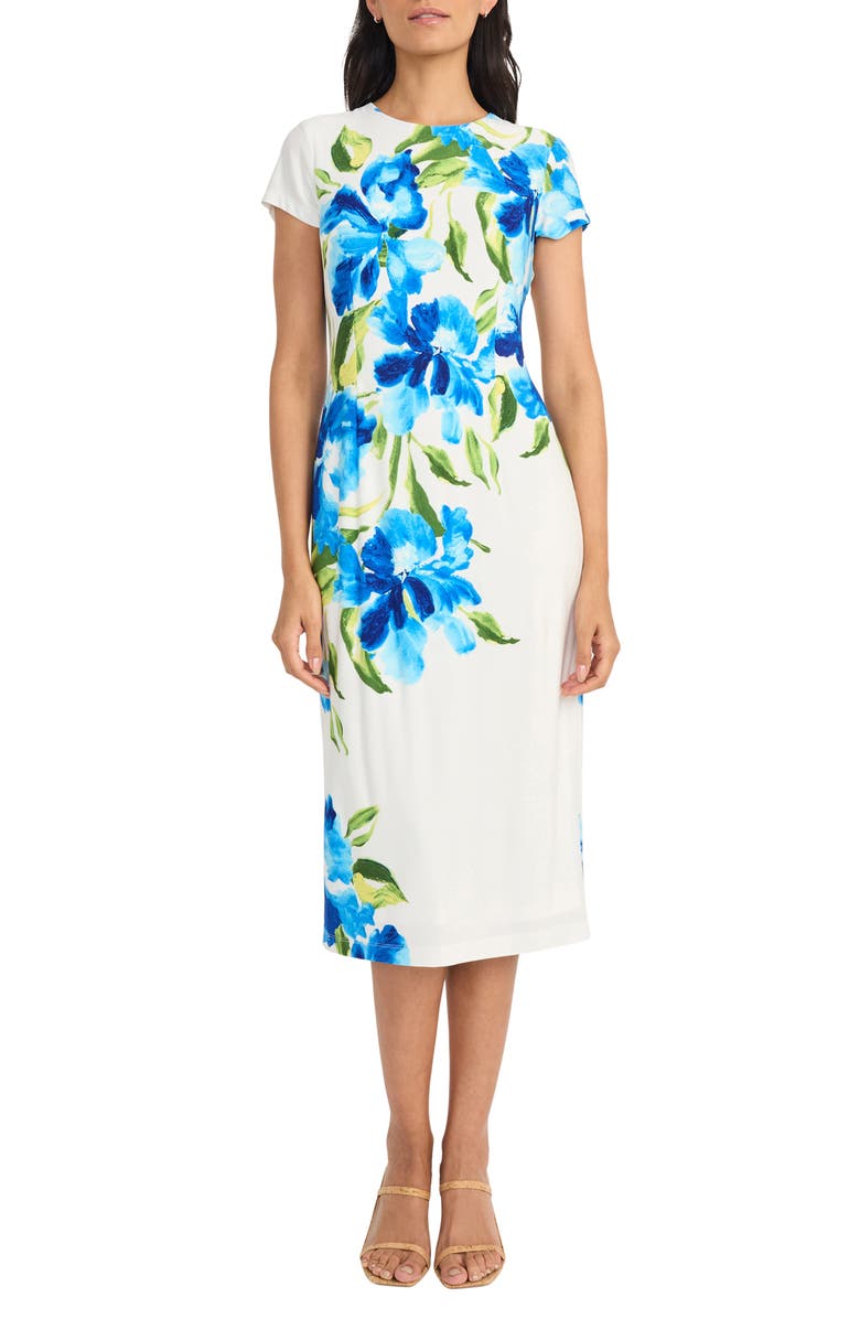 Maggy London Floral Cocktail Dress, Main, color, 