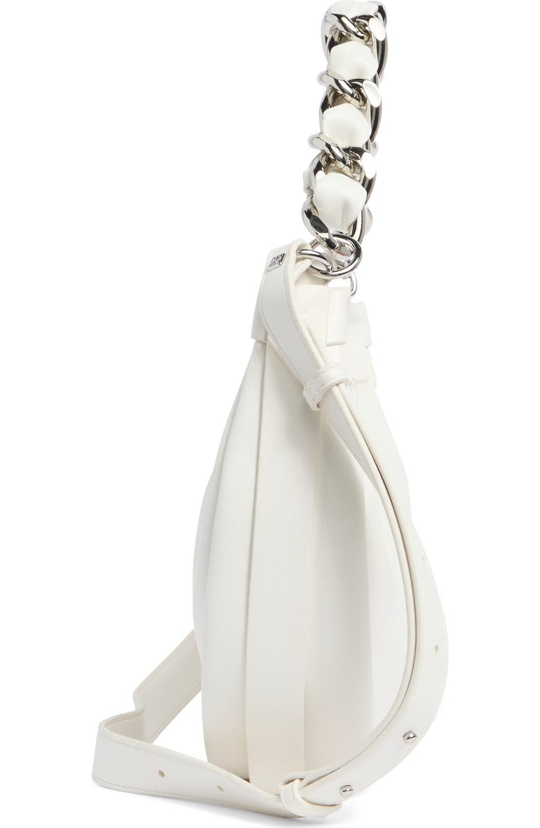 DKNY Fiona Small Hobo Bag, Alternate, color, Marshmallow